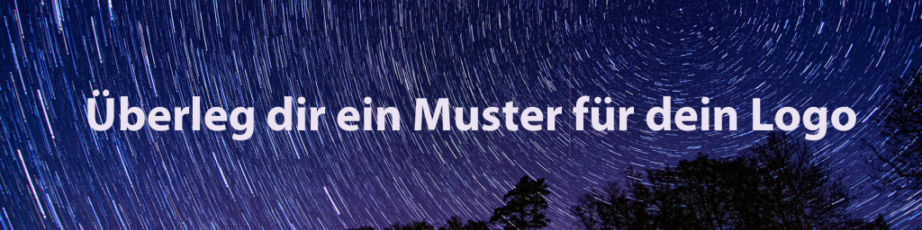 4. Überleg dir ein Muster für dein Logo